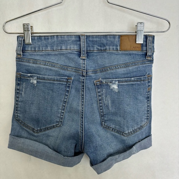 Aero jeans shorts size 9 distressed stretch - Picture 2 of 7